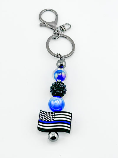 Blue Line Keychain