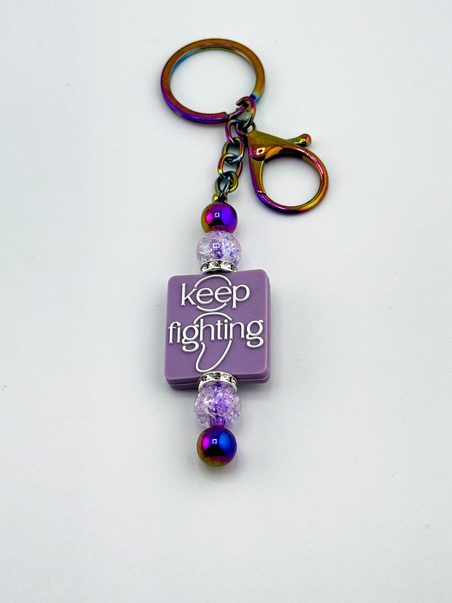 Keep Fighting Keychain